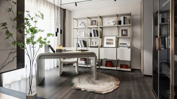 書(shū)房軟裝設(shè)計(jì)講究“亮、雅、靜”